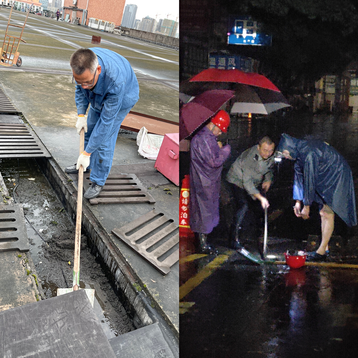 應對臺風“煙花” 建華市場在行動